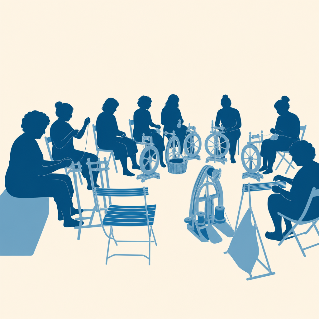 Event: Weltweiter Tag des Spinnens in der Öffentlichkeit in Stadtpark, Haywards-Heath-Weg 1, 83278 Traunstein on 19. September 2026