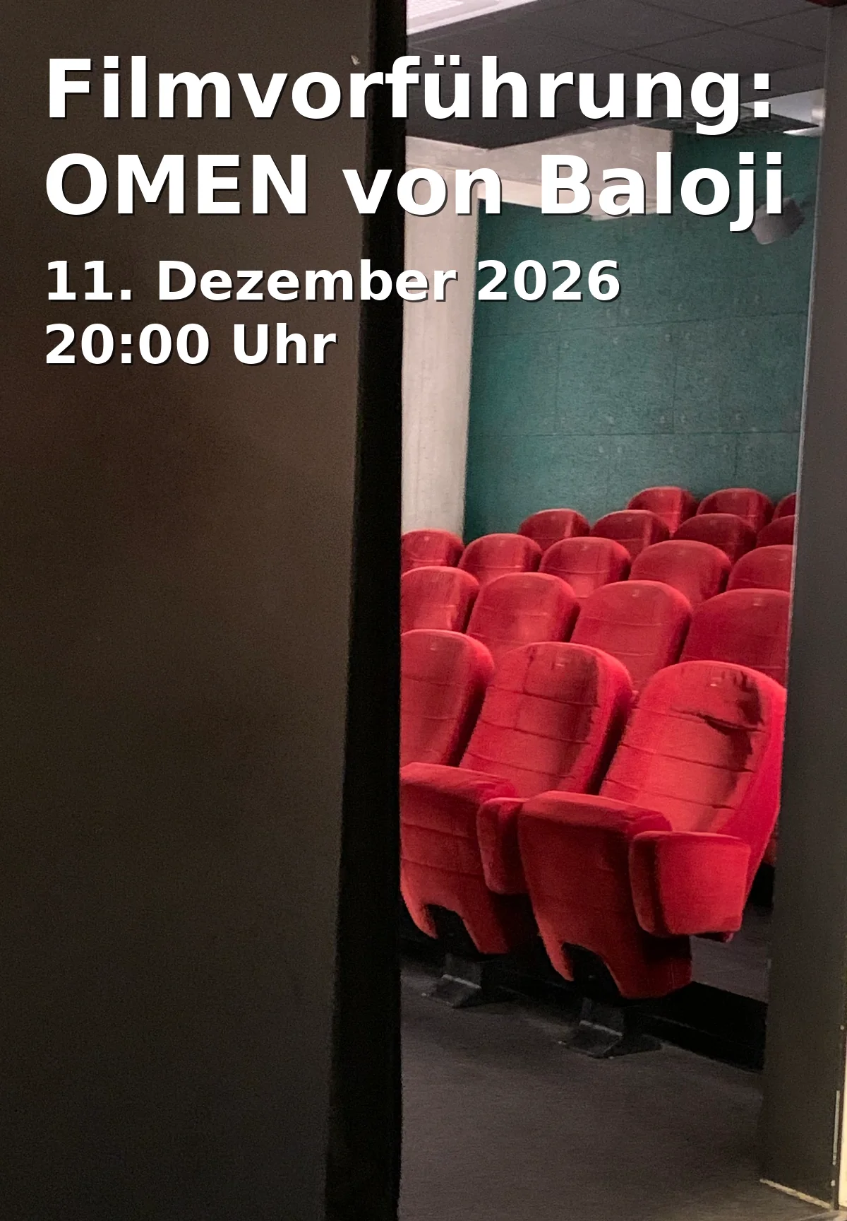 Event: Filmvorführung: OMEN von Baloji in Offener Raum Traunstein, Traunerstraße 1, 83278 Traunstein on 11. Dezember 2026