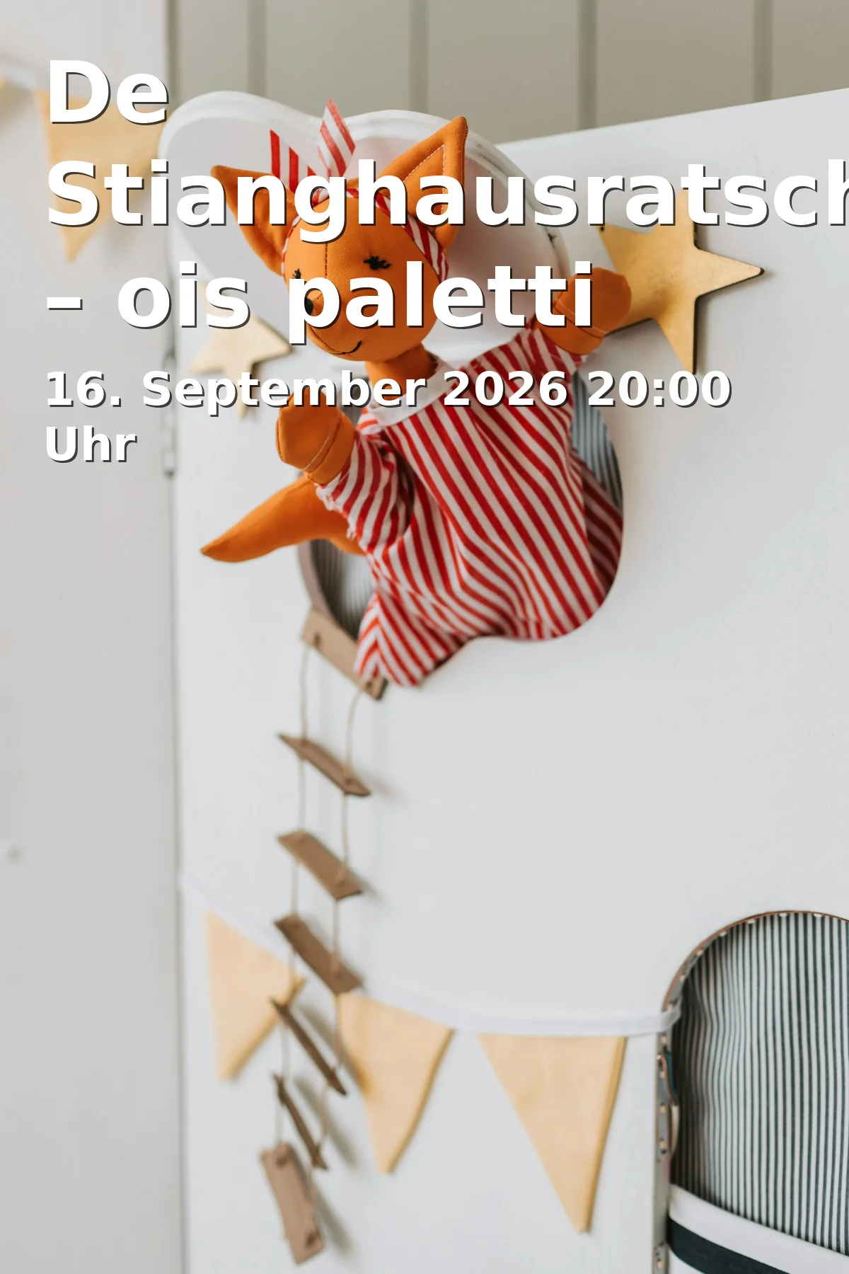 Event: De Stianghausratschn – ois paletti in Wirtshaus im Schlachthof, Zenettistr. 9, 80337 München on 16. September 2026