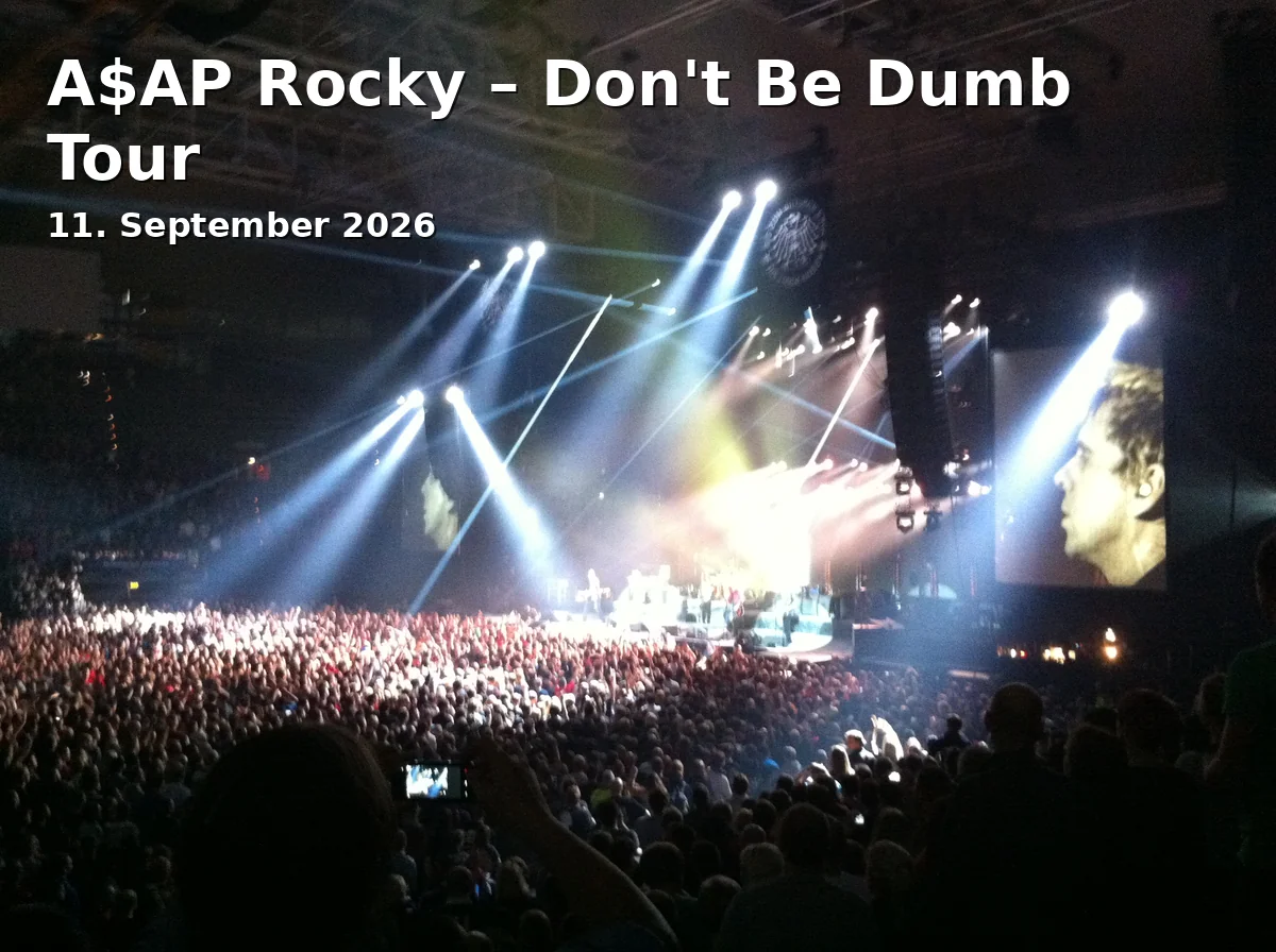 A$AP Rocky – Don't Be Dumb Tour