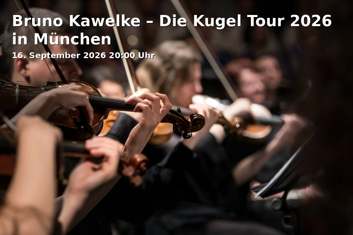 Event: Bruno Kawelke – Die Kugel Tour 2026 in München in Ampere im Muffatwerk, Zellstraße 4, 81667 München on 16. September 2026