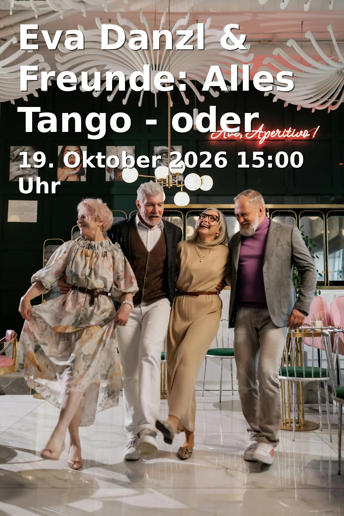 Event: Eva Danzl & Freunde: Alles Tango - oder was? in Maria-Seltmann-Haus, Herrmannstraße 6, 92637 Weiden i.d.OPf. on 19. Oktober 2026