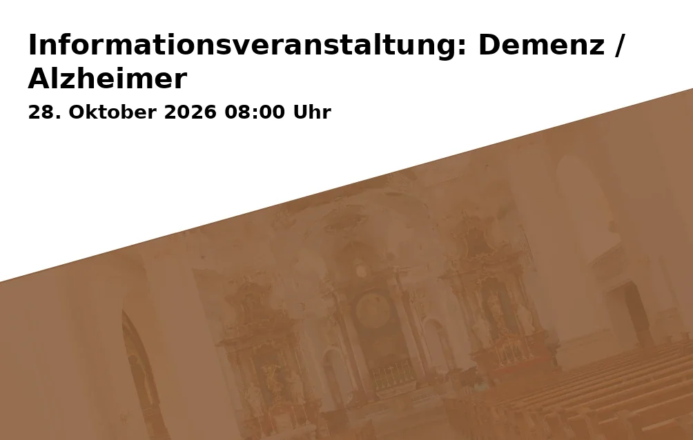 Event: Informationsveranstaltung: Demenz / Alzheimer