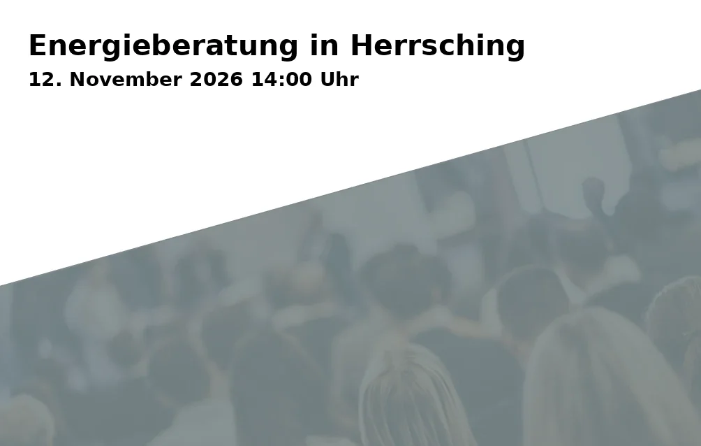Event: Energieberatung in Herrsching