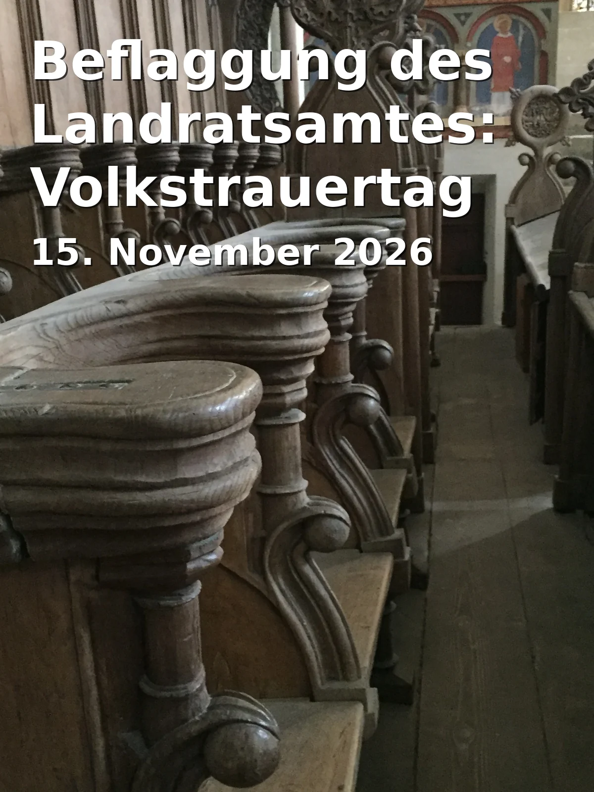 Event: Beflaggung des Landratsamtes: Volkstrauertag