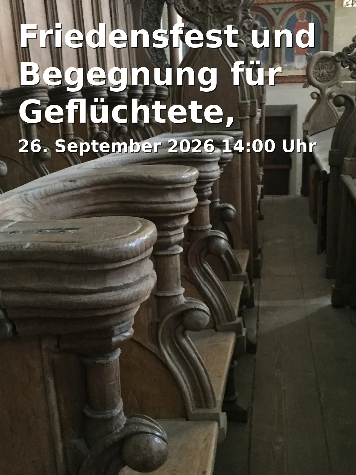 Event: Friedensfest und Begegnung für Geflüchtete, Einheimische und ausländische Mitbürger:innen in Gemeindezentrum St. Maria, Marienstraße 5, 73431 Aalen on 26. September 2026