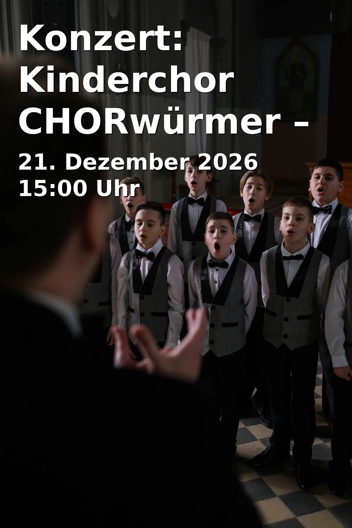 Event: Konzert: Kinderchor CHORwürmer – Schwungvoll in die letzte Weihnachtswoche in Maria-Seltmann-Haus, Herrmannstraße 6, 92637 Weiden on 21. Dezember 2026