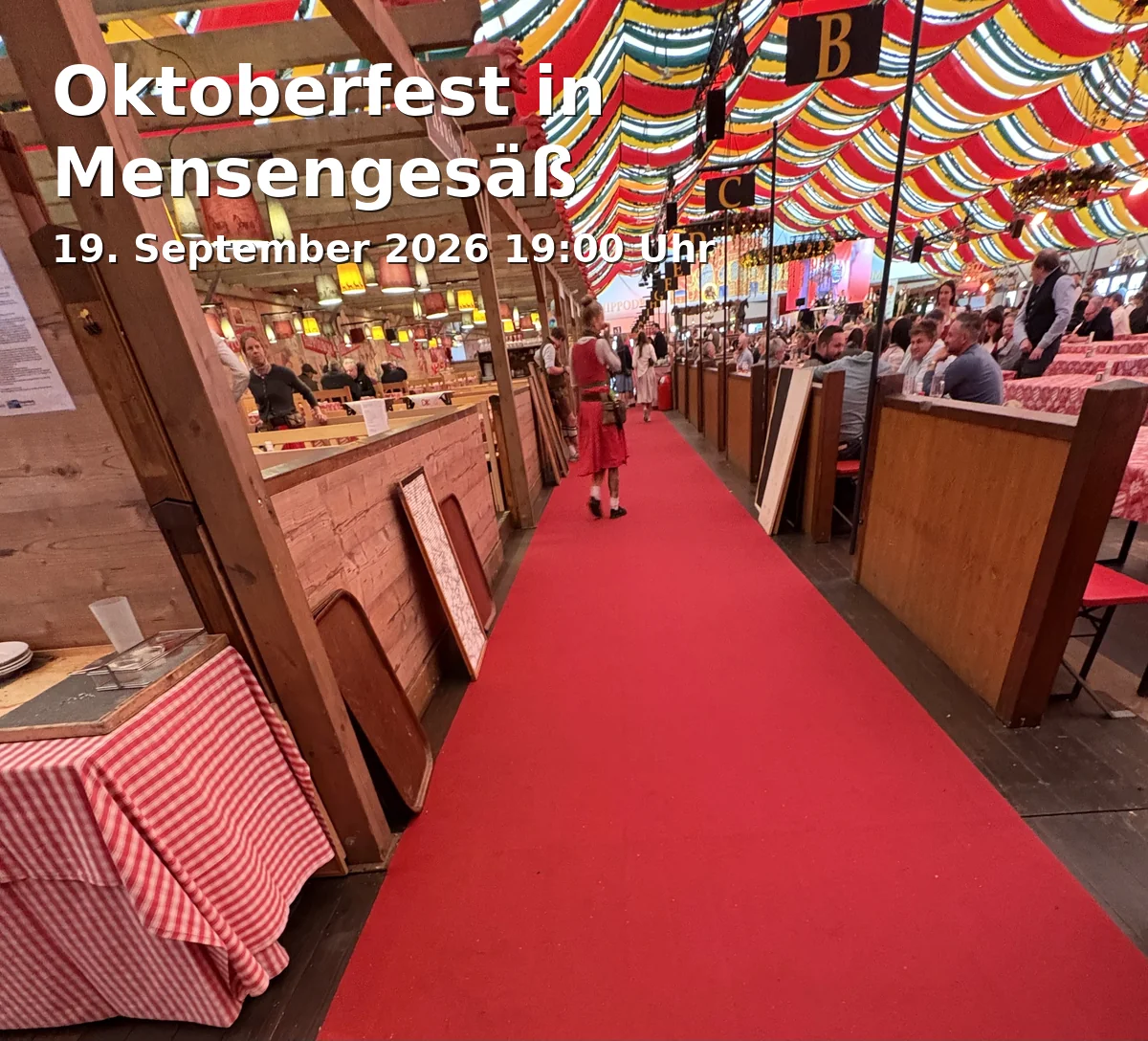 Oktoberfest in Mensengesäß