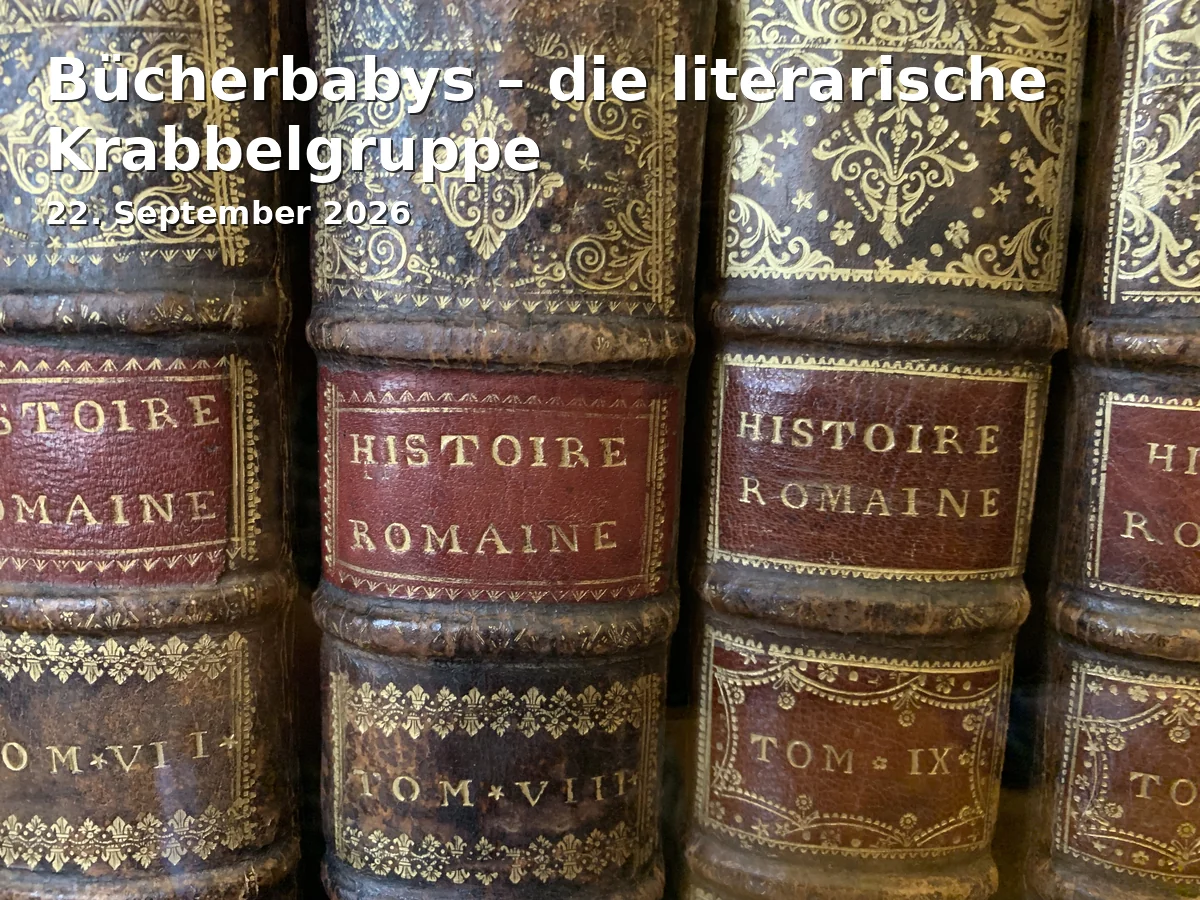 Event: Bücherbabys – die literarische Krabbelgruppe in Köln on 22. September 2026