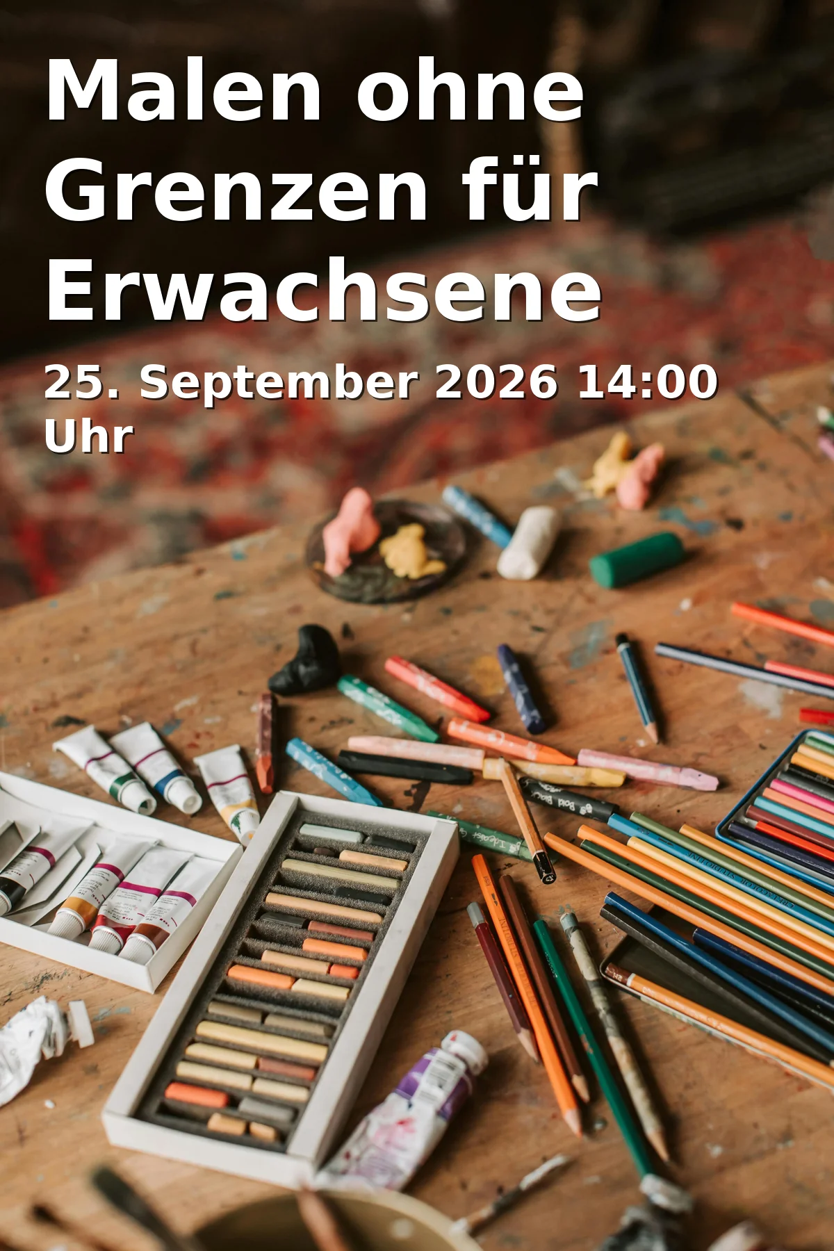 Event: Malen ohne Grenzen für Erwachsene in Nachbarschaftszentrum Grone, Deisterstraße 10, 37081 Göttingen on 25. September 2026
