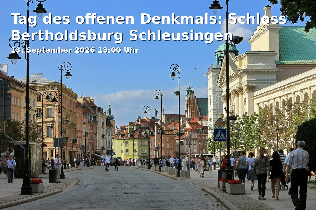 Tag des offenen Denkmals: Schloss Bertholdsburg Schleusingen