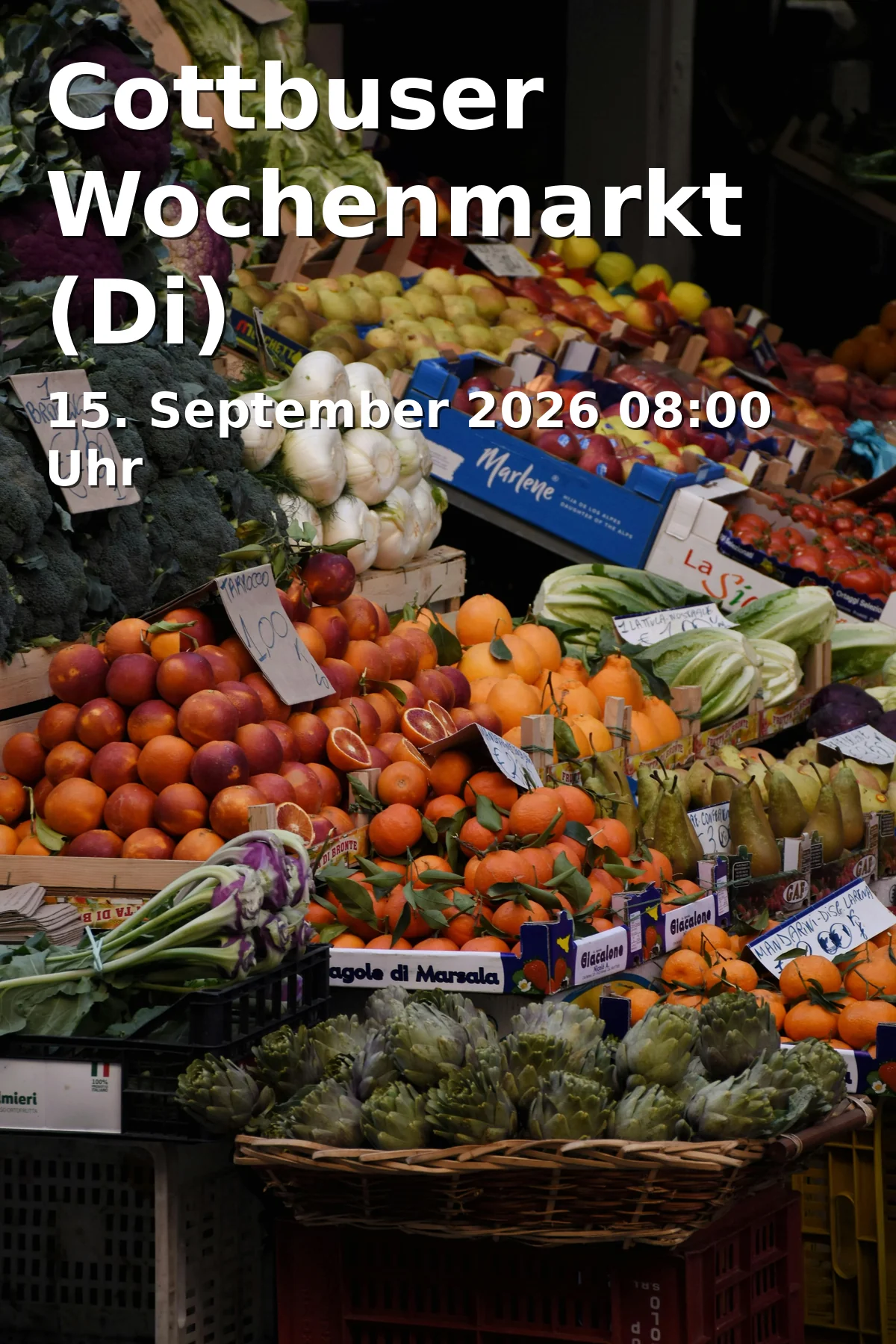 Event: Cottbuser Wochenmarkt (Di)