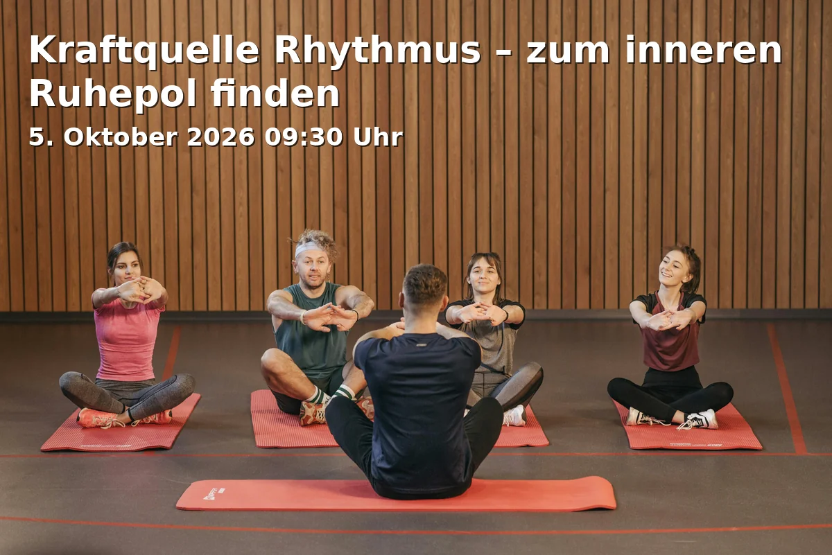 Event: Kraftquelle Rhythmus – zum inneren Ruhepol finden in Maria-Seltmann-Haus, Herrmannstraße 6, 92637 Weiden i.d.OPf. on 5. Oktober 2026