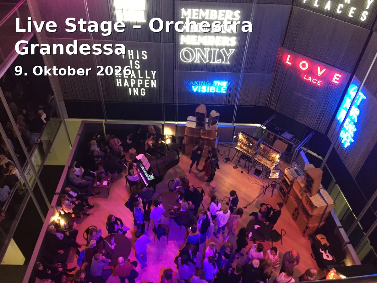 Event: Live Stage – Orchestra Grandessa in Parapluie, Beispielstraße 1, 92637 Weiden on 9. Oktober 2026