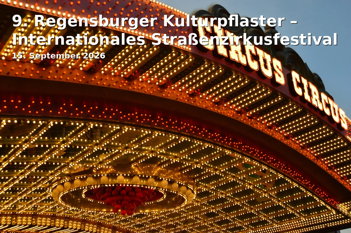 Event: 9th Regensburg Culture Paving – International Street Circus Festival