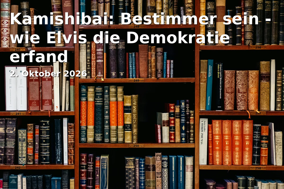 Event: Kamishibai: Bestimmer sein - wie Elvis die Demokratie erfand in Kinderbücherei im Herzogskasten, Hallstraße 2, 85049 Ingolstadt on 2. Oktober 2026