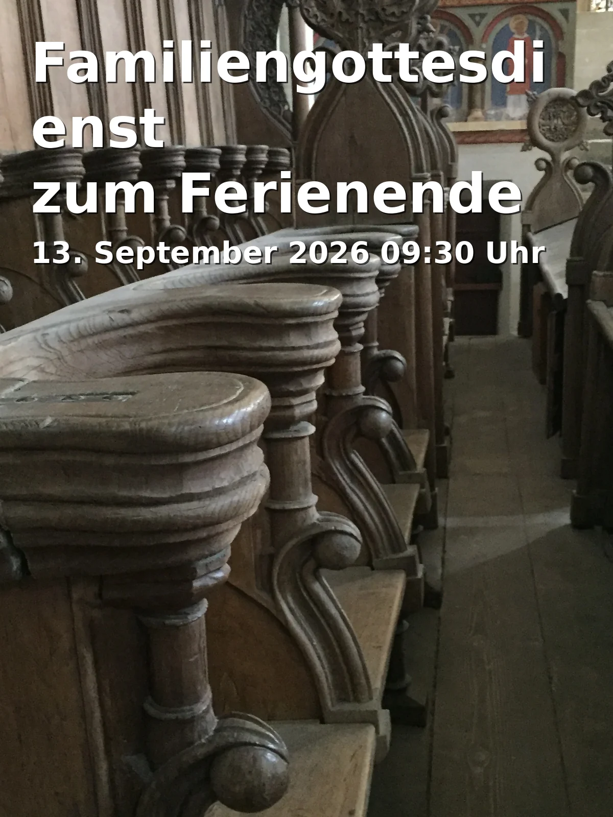 Familiengottesdienst zum Ferienende mit dem Klarinettenensemble Roßmeisl