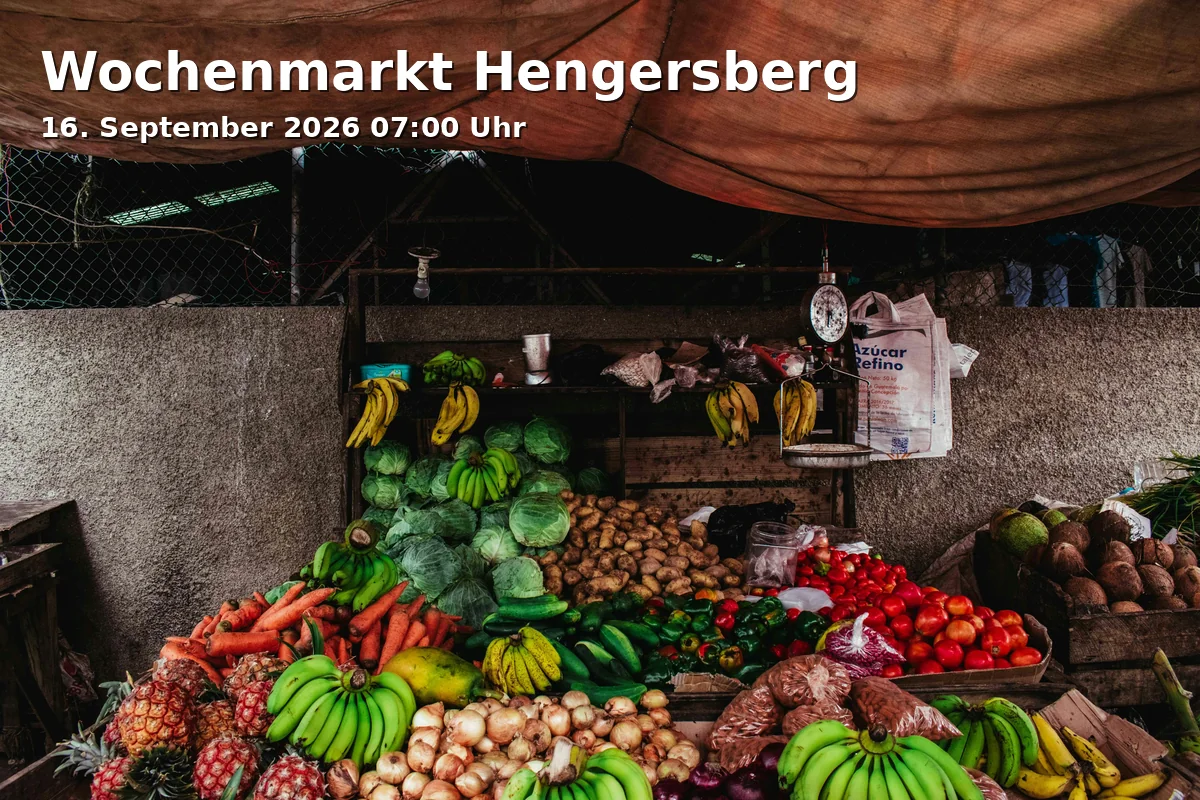Wochenmarkt Hengersberg