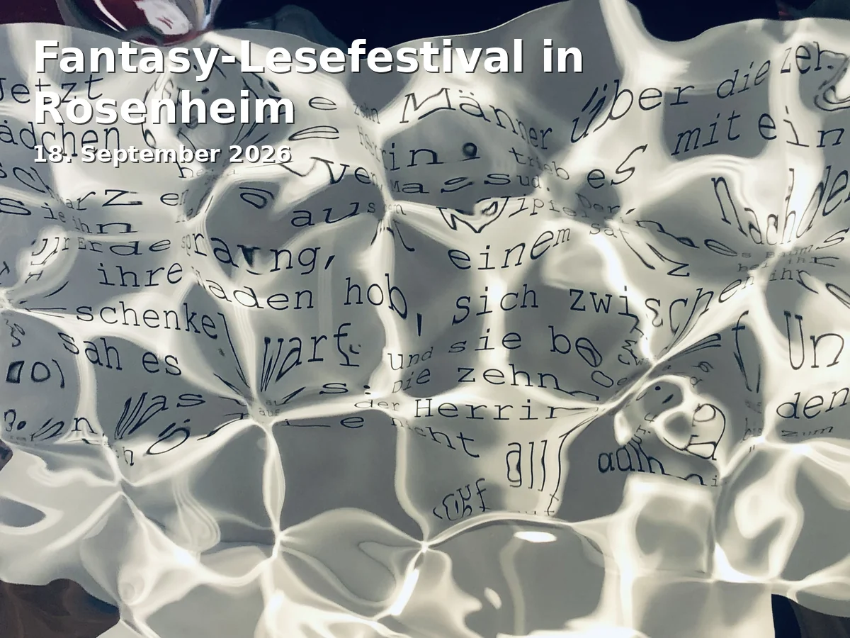 Fantasy-Lesefestival in Rosenheim