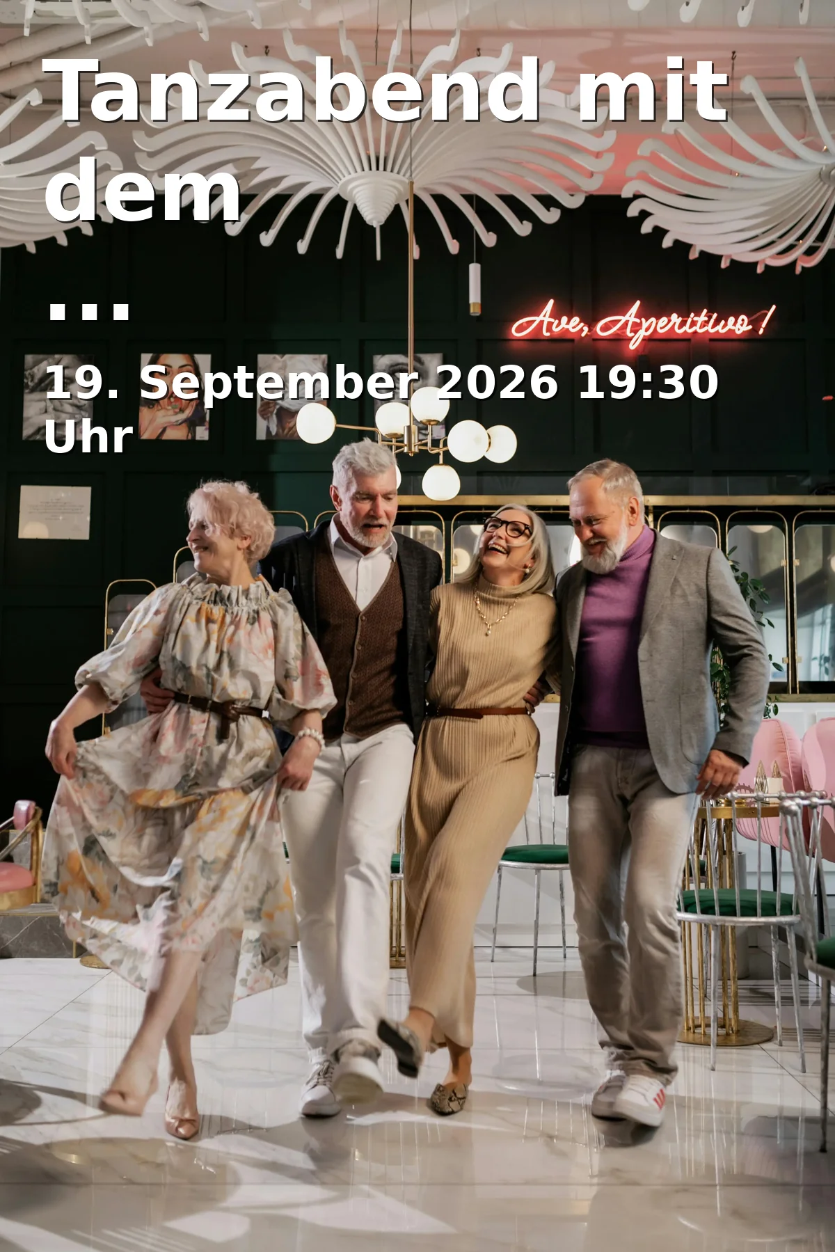 Event: Tanzabend mit dem East-West-Swing-Sextett in KulturBunt Neuperlach, Albert-Schweitzer-Straße 62, 81735 München on 19. September 2026