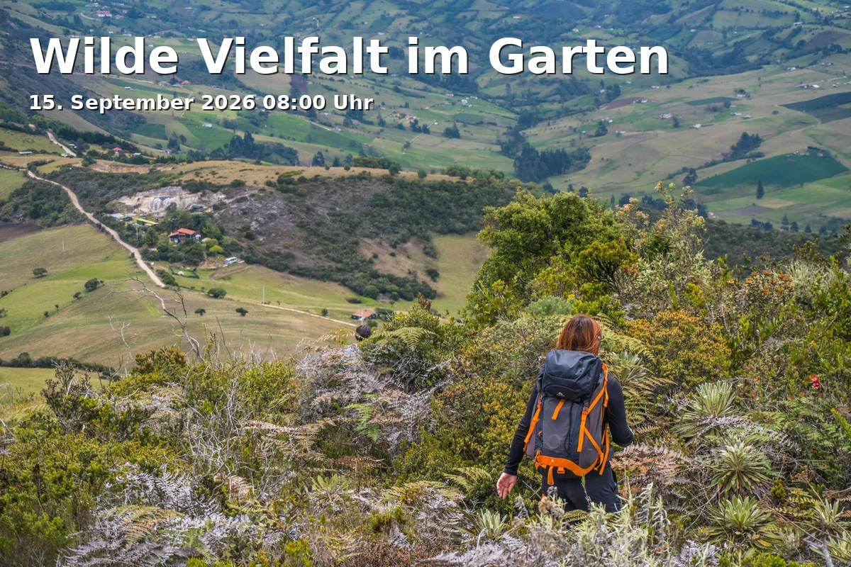 Event: Wilde Vielfalt im Garten in Botanischer Garten, Loschgestr. 1, 91054 Erlangen on 15. September 2026