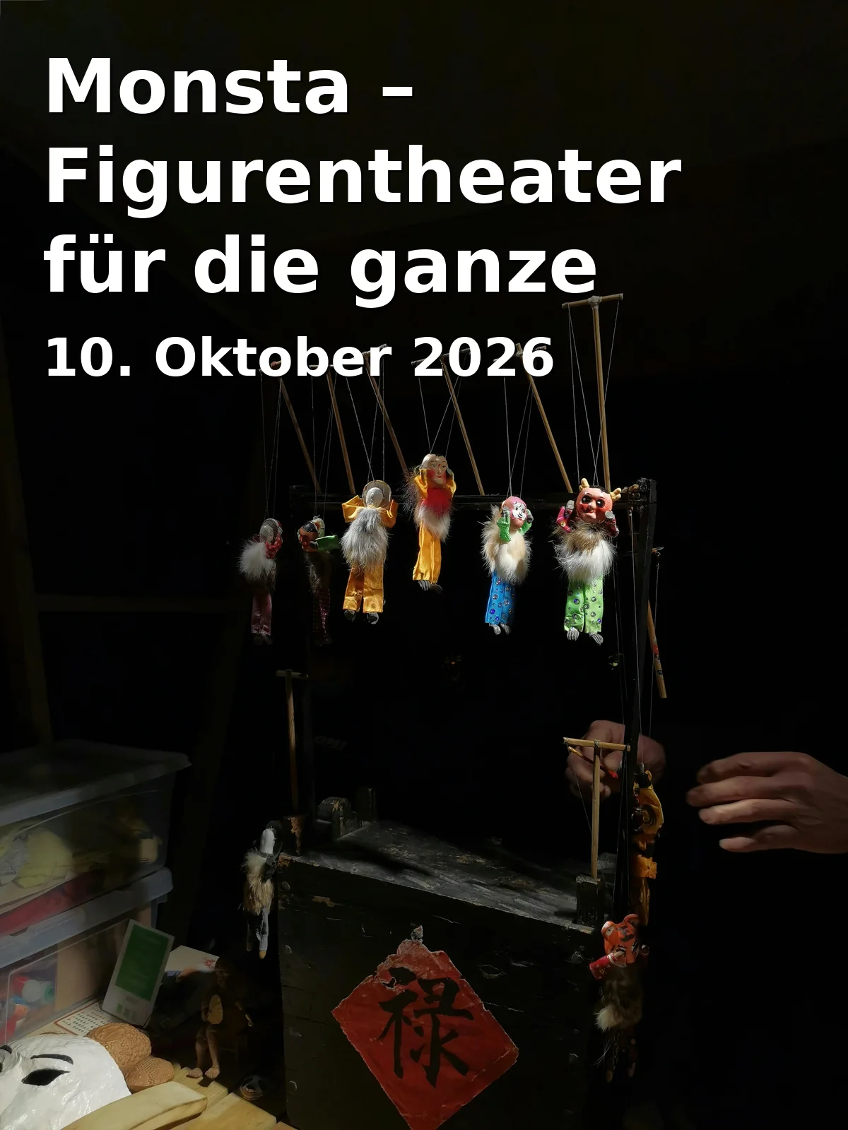 Event: Monsta – Figurentheater für die ganze Familie in Theater Regensburg, Bismarckplatz 7, 93047 Regensburg on 10. Oktober 2026