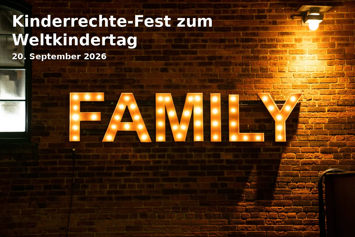 Event: Kinderrechte-Fest zum Weltkindertag in Markt- und Friedensplatz, Darmstadt on 20. September 2026
