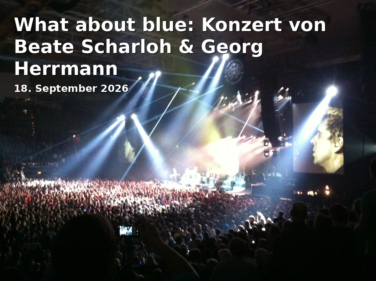 Event: What about blue: Konzert von Beate Scharloh & Georg Herrmann