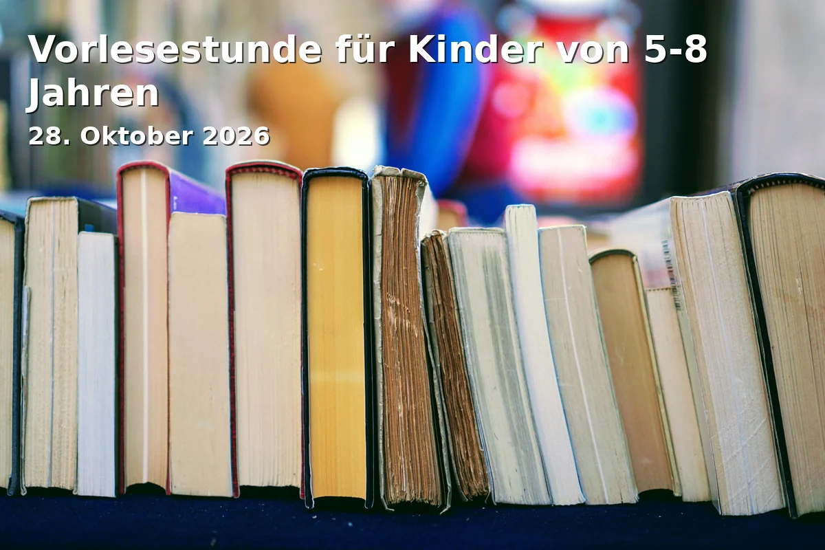 Event: Vorlesestunde für Kinder von 5-8 Jahren