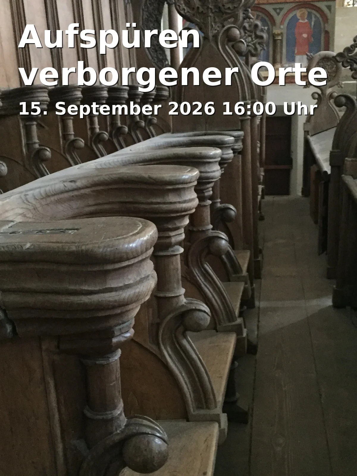 Event: Aufspüren verborgener Orte in St. Michaeliskirche, Michaelisplatz 2, 31134 Hildesheim on 15. September 2026