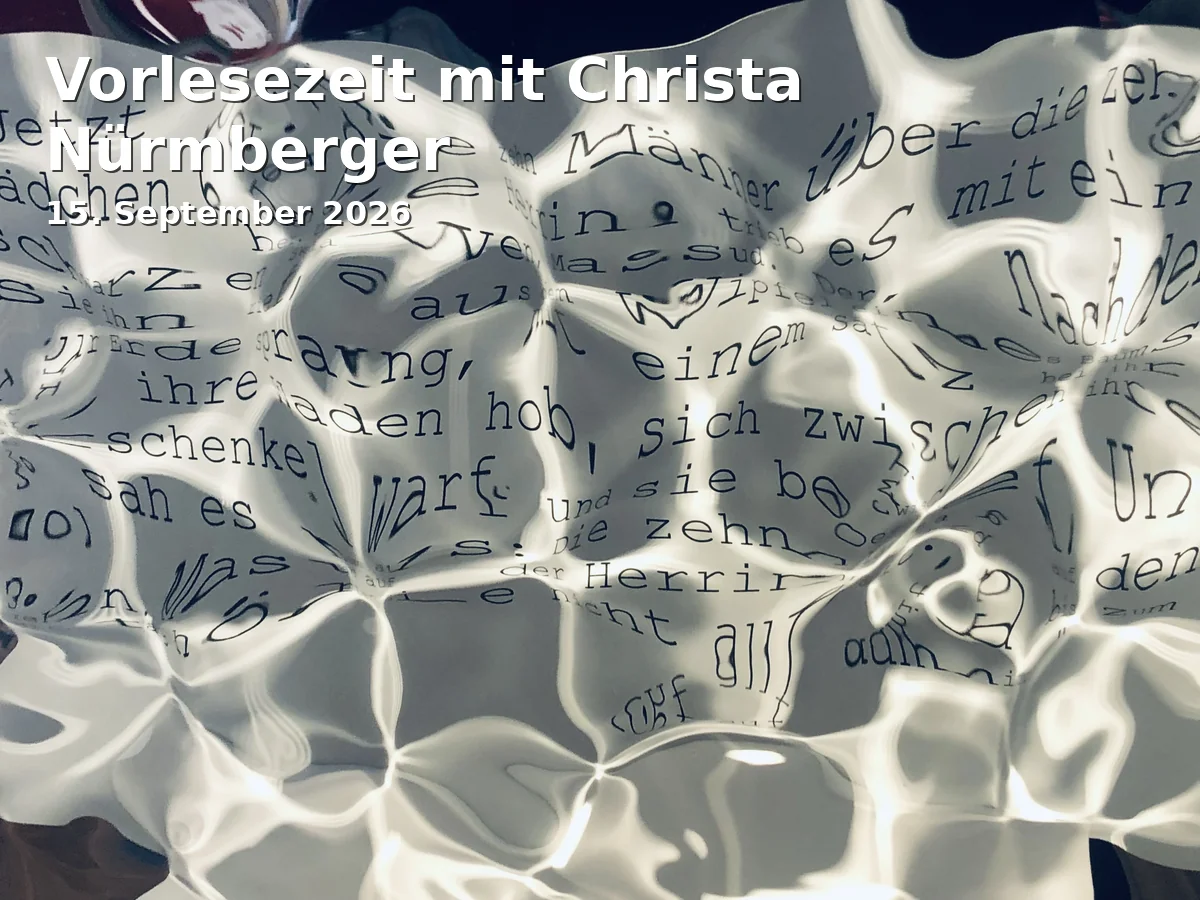 Vorlesezeit mit Christa Nürmberger