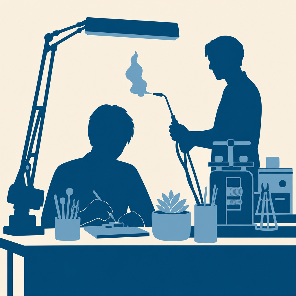 Event: Kreativ: Hochwertiger Schmuck aus fairen Materialien in Gebäudekomplex der ehemaligen Majolika Manufaktur, Ahaweg 6-8, 76131 Karlsruhe on 18. September 2026