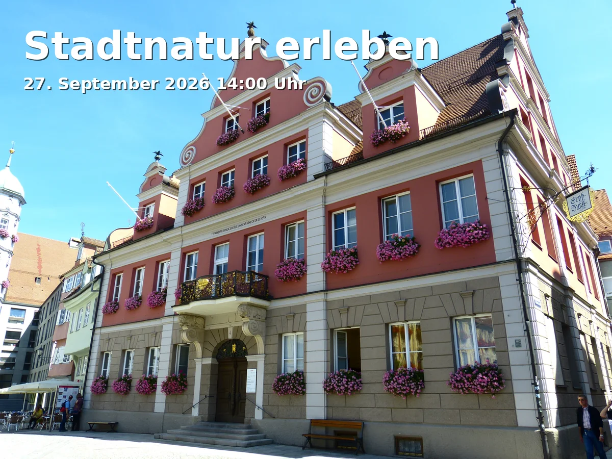 Event: Stadtnatur erleben in Stadtpark Neue Welt, Wassertretanlage, Colmarer Str. 24, 87700 Memmingen on 27. September 2026