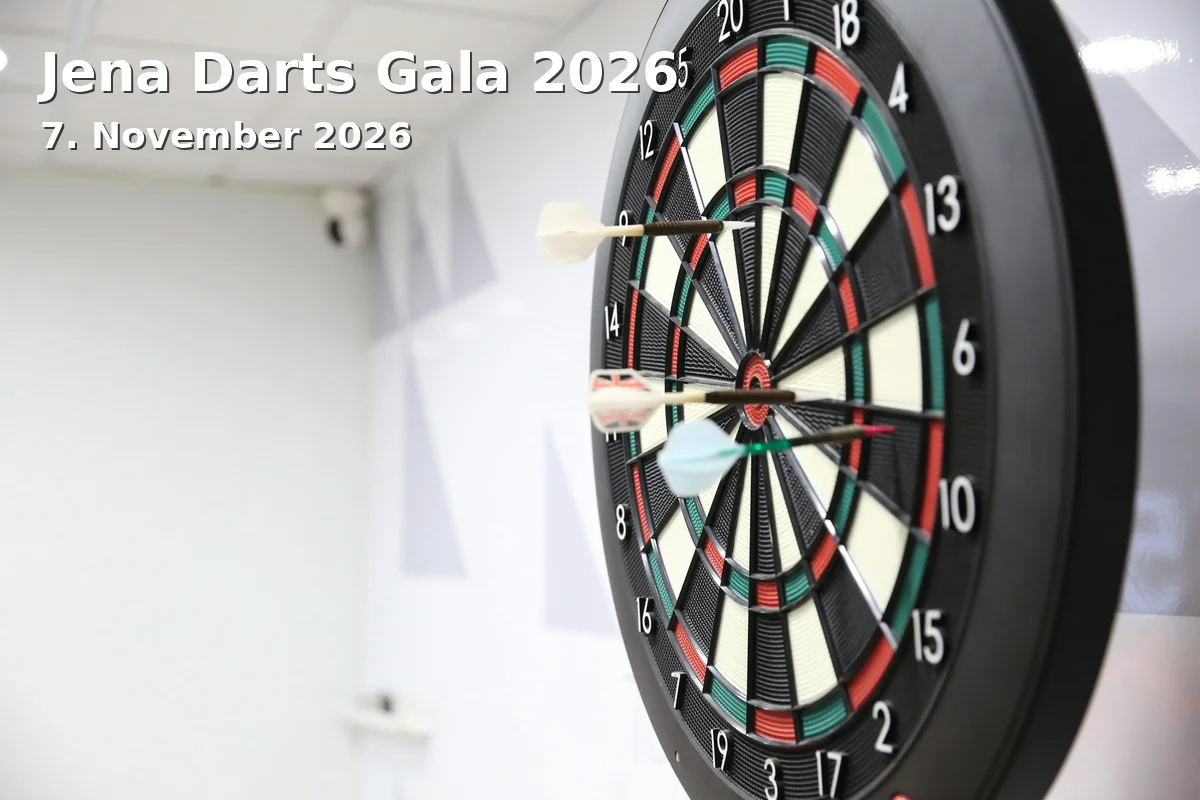 Event: Jena Darts Gala 2026 in Sparkassen-Arena, Keßlerstraße 28, 07745 Jena on 7. November 2026