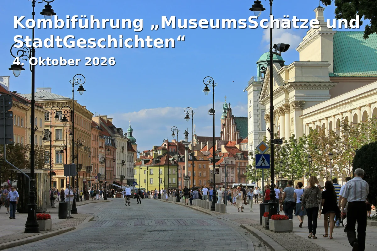 Event: Kombiführung „MuseumsSchätze und StadtGeschichten“
