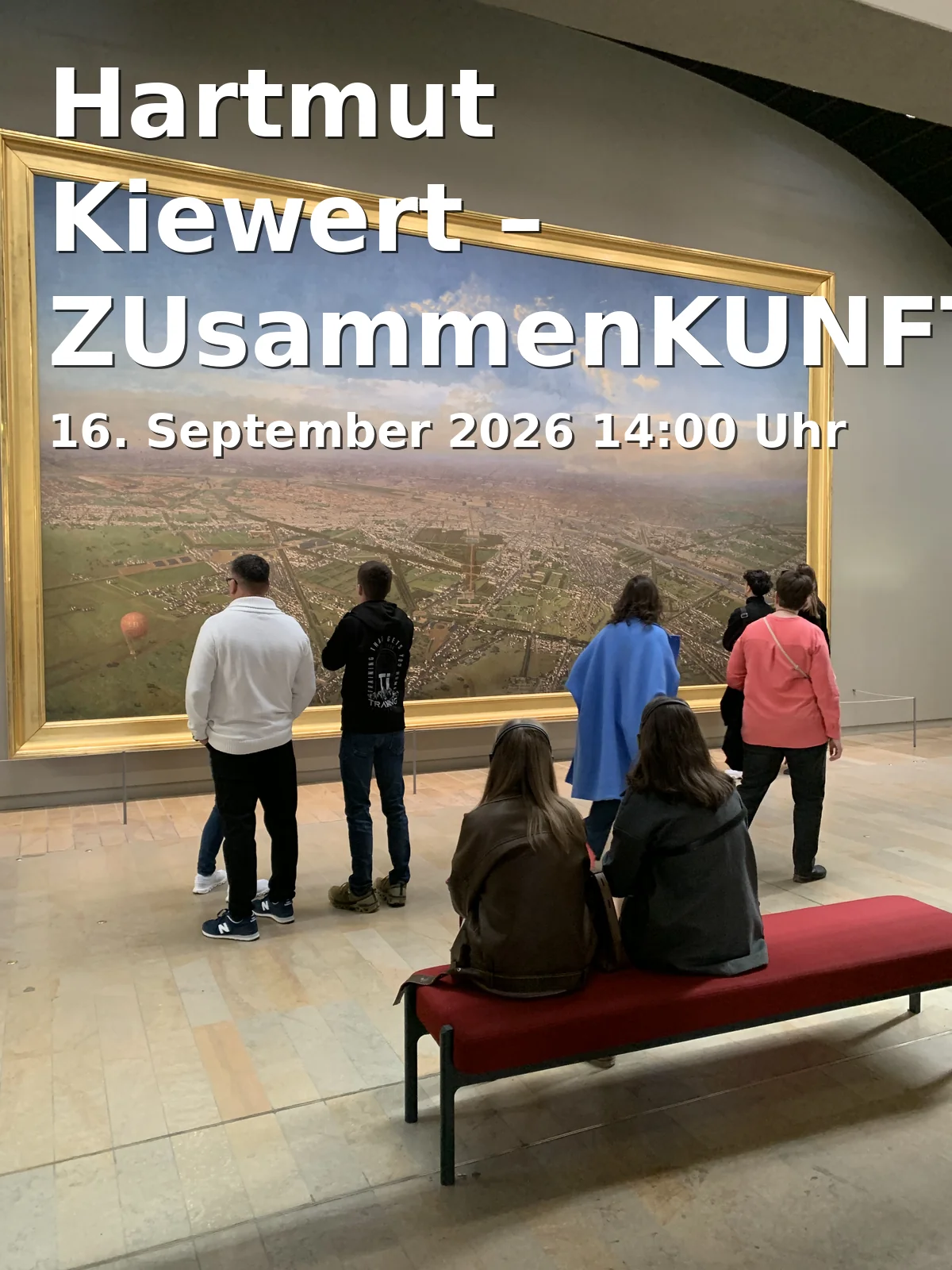 Event: Hartmut Kiewert – ZUsammenKUNFT DER SPEZIES in Mannheimer Kunstverein e.V., Augustaanlage 58, 68165 Mannheim on 16. September 2026