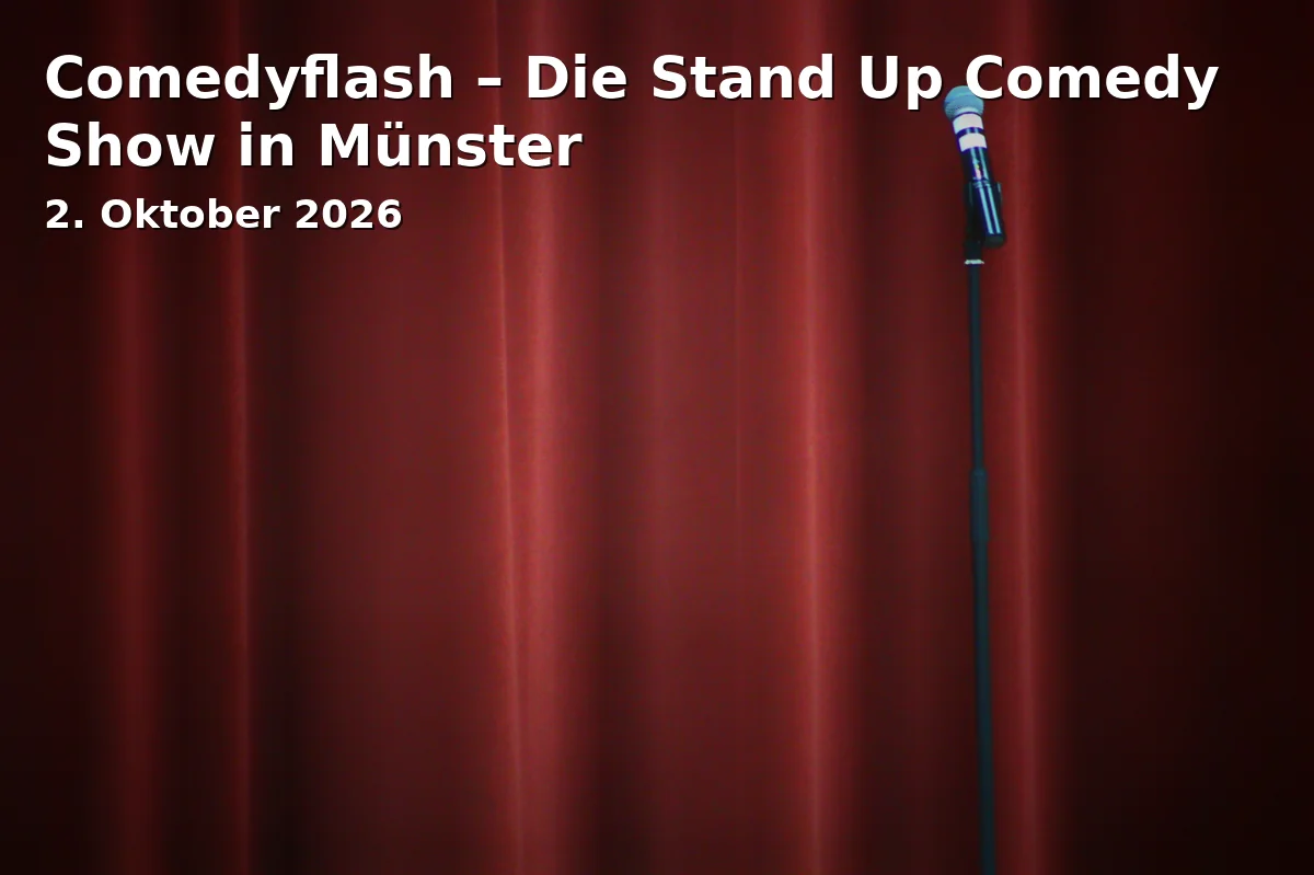 Comedyflash – Die Stand Up Comedy Show in Münster