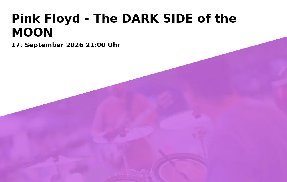 Event: Pink Floyd - The DARK SIDE of the MOON in PLANET KA Planetarium Karlsruhe, Alter Schlachthof 4, 76131 Karlsruhe on 17. September 2026