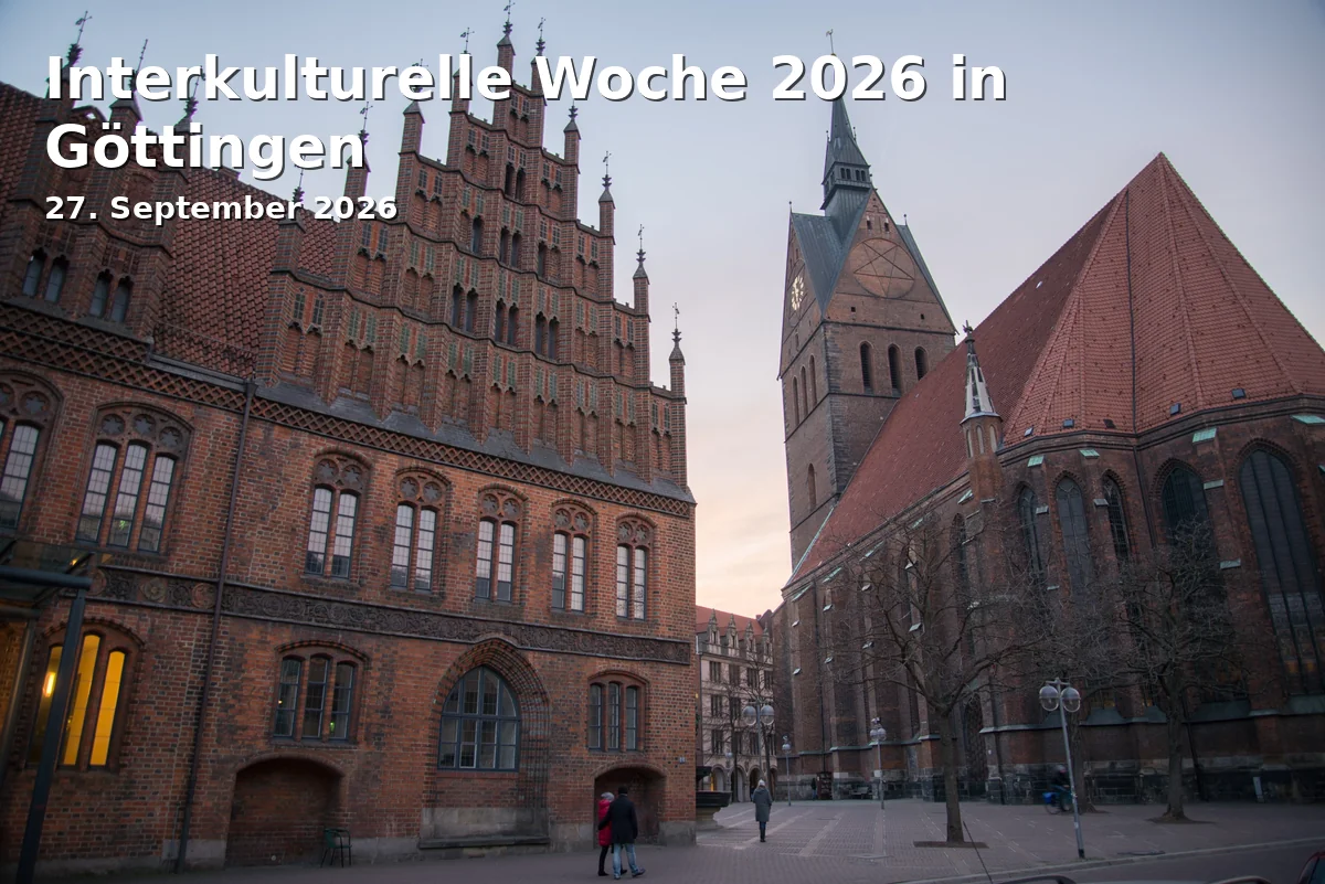 Event: Interkulturelle Woche 2026 in Göttingen in Verschiedene Veranstaltungsorte in der Stadt, Göttingen on 27. September 2026