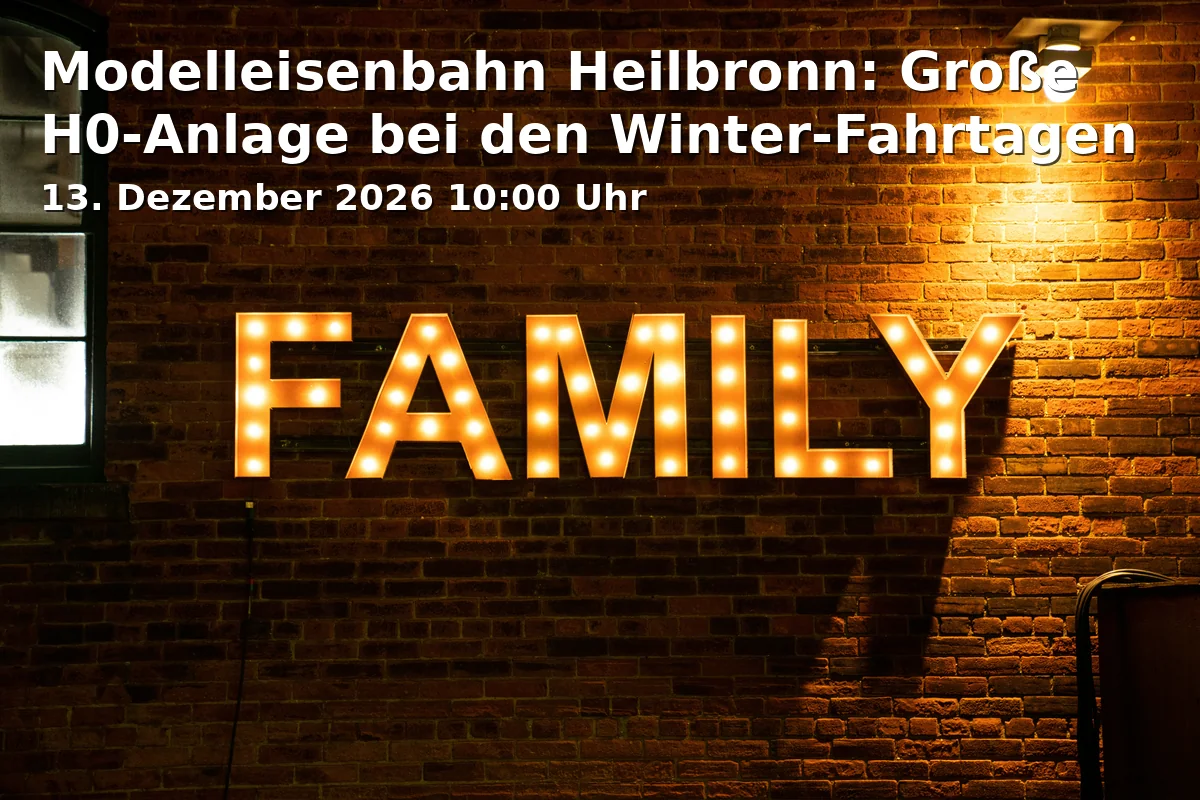 Event: Modelleisenbahn Heilbronn: Große H0-Anlage bei den Winter-Fahrtagen