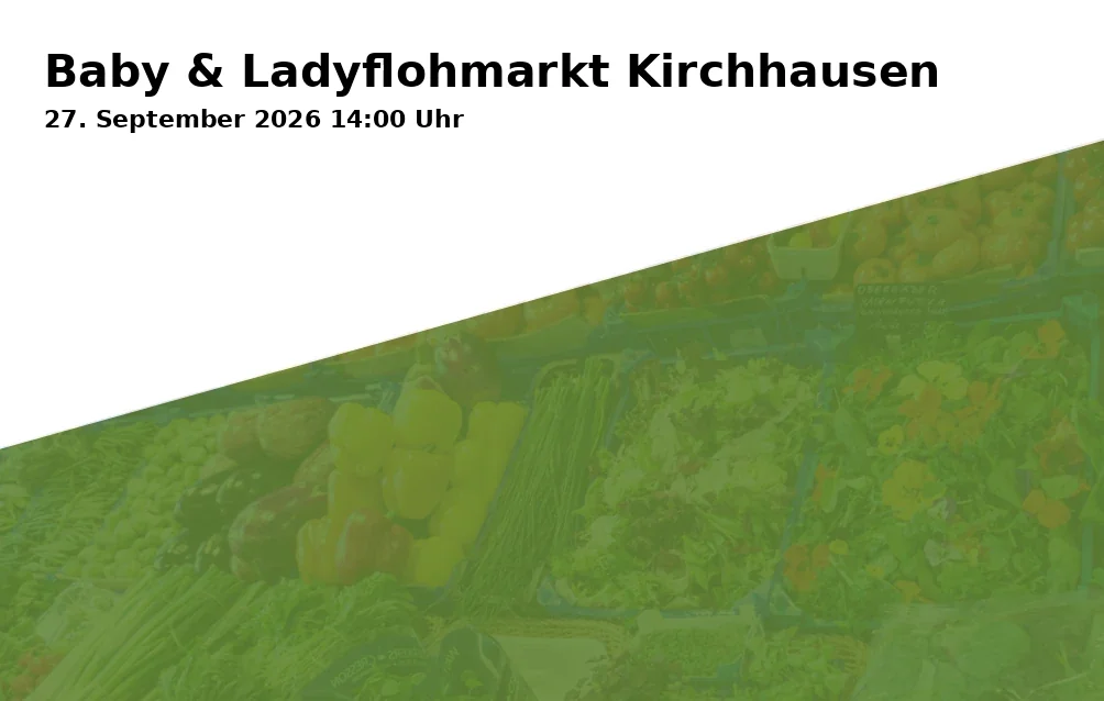 Event: Baby & Ladyflohmarkt Kirchhausen