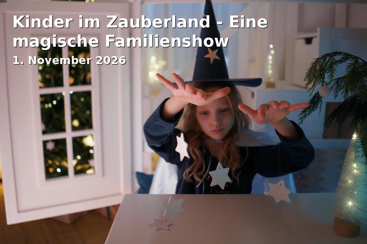 Event: Kinder im Zauberland - Eine magische Familienshow in Altstadttheater Ingolstadt, Kreuzstr. 12, 85049 Ingolstadt on 1. November 2026