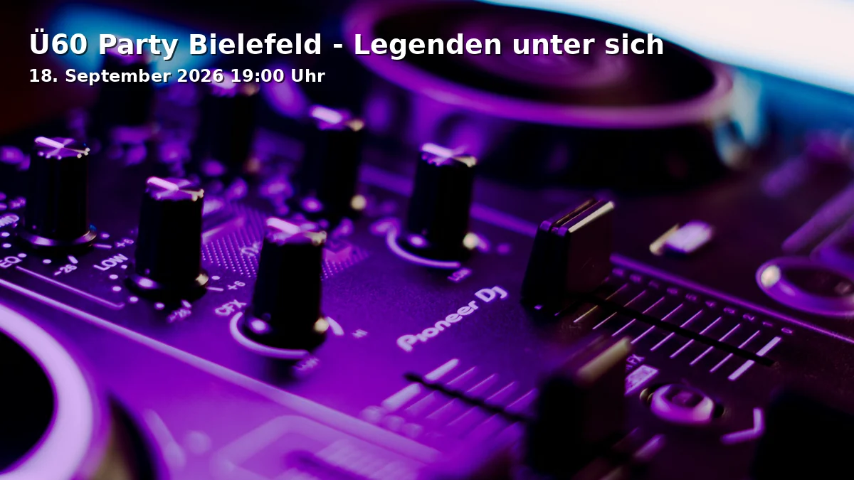 Ü60 Party Bielefeld - Legenden unter sich