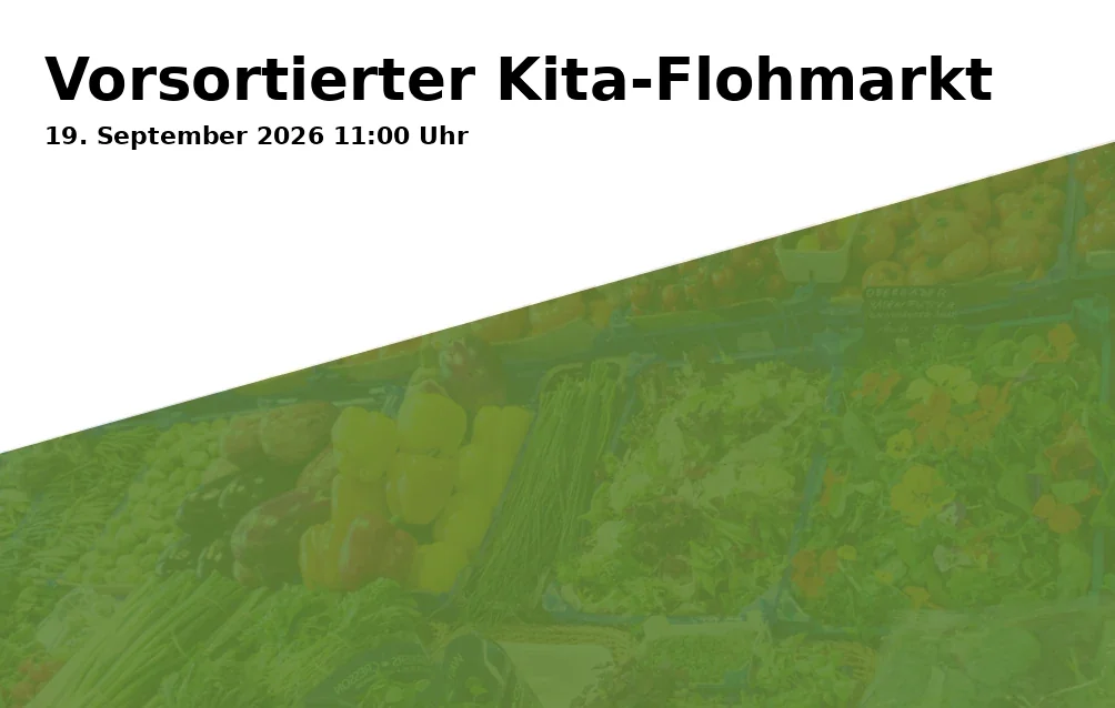 Event: Vorsortierter Kita-Flohmarkt