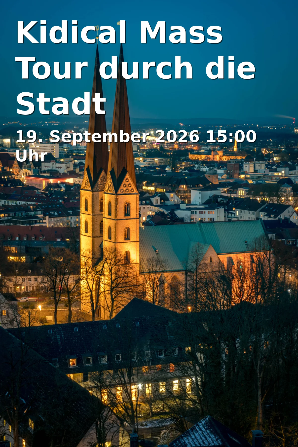 Kidical Mass Tour durch die Stadt