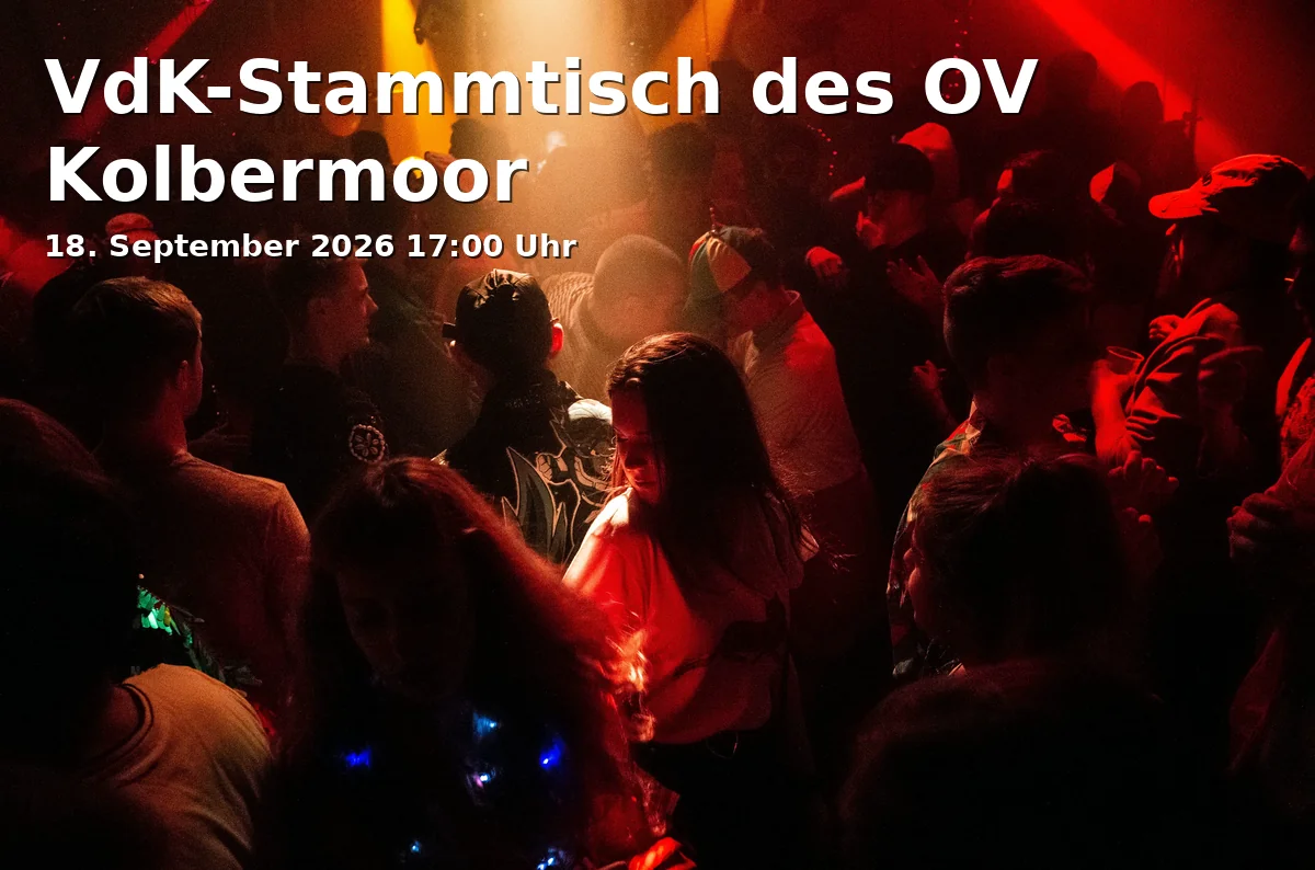 Event: VdK-Stammtisch des OV Kolbermoor in Gasthaus Servus Brückenwirt, Brückenstraße 2, 83059 Kolbermoor on 18. September 2026