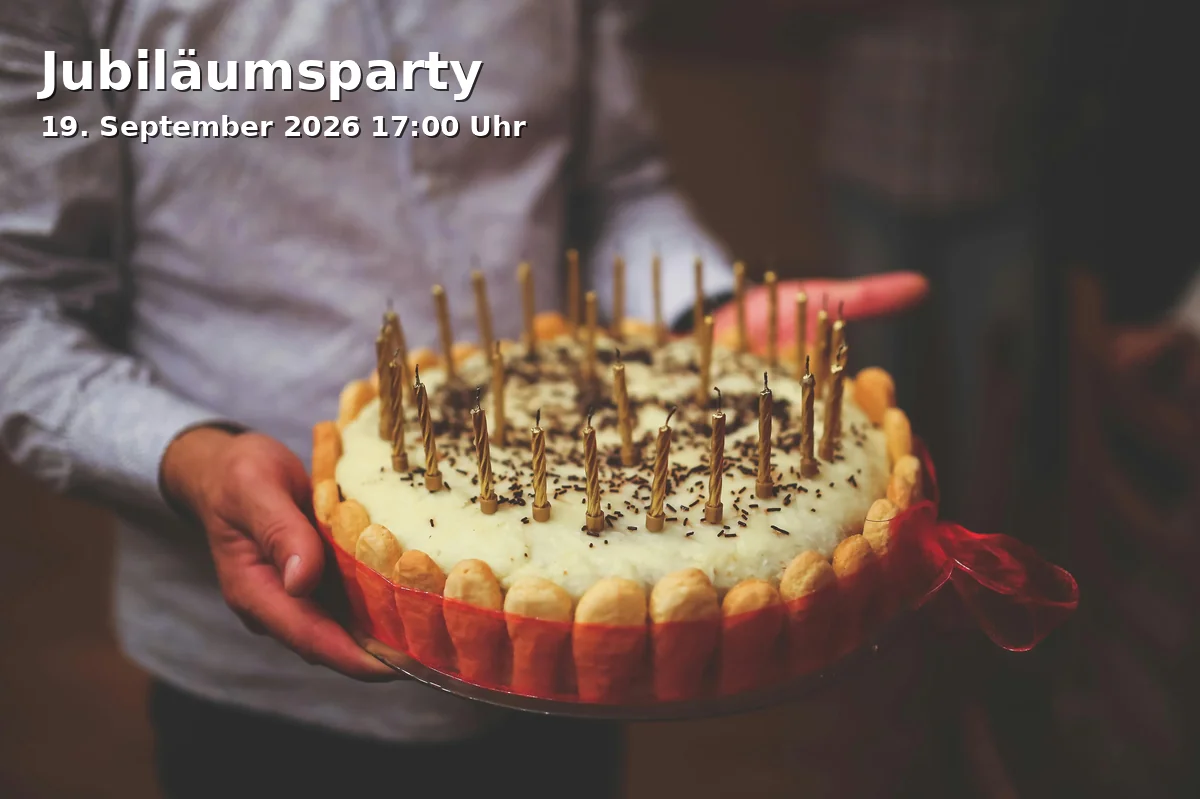 Jubiläumsparty