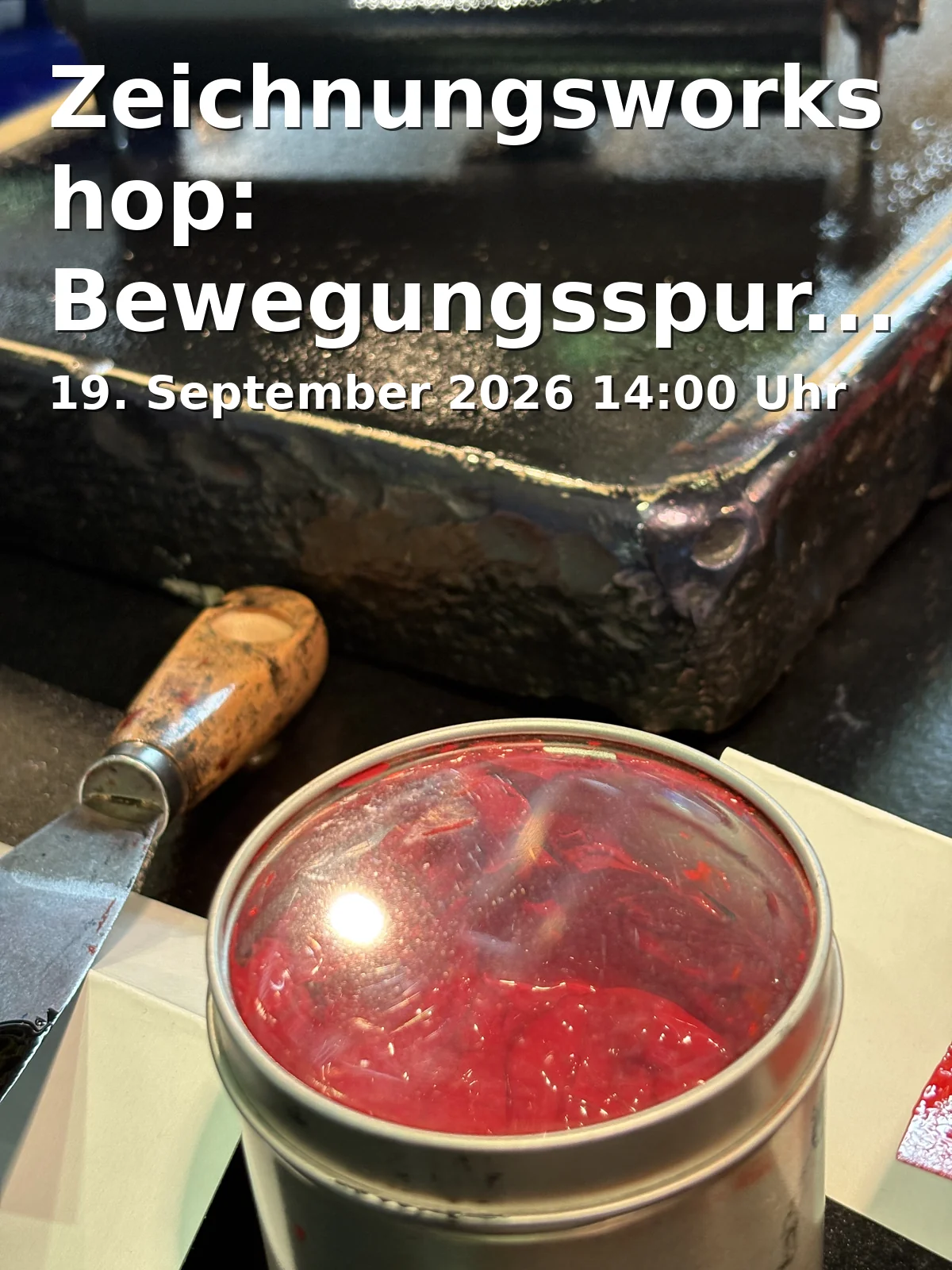 Zeichnungsworkshop: Bewegungsspuren in der Zeichnung
