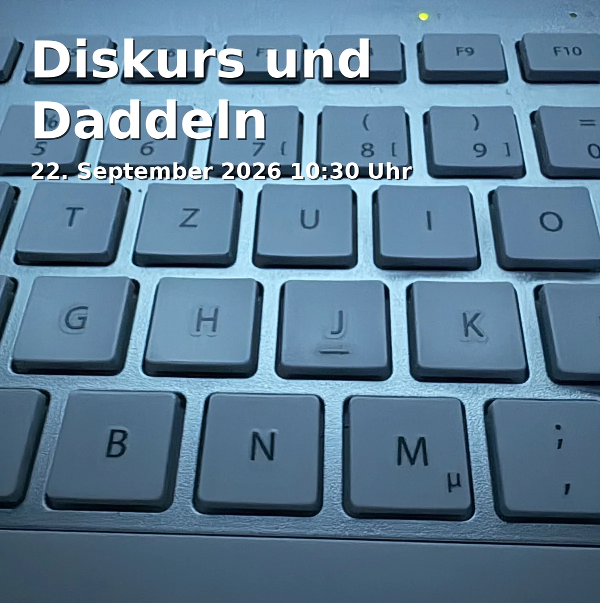 Event: Diskurs und Daddeln in MiR Lab - am Rundhöfchen, Am Rundhöfchen 6, Gelsenkirchen on 22. September 2026