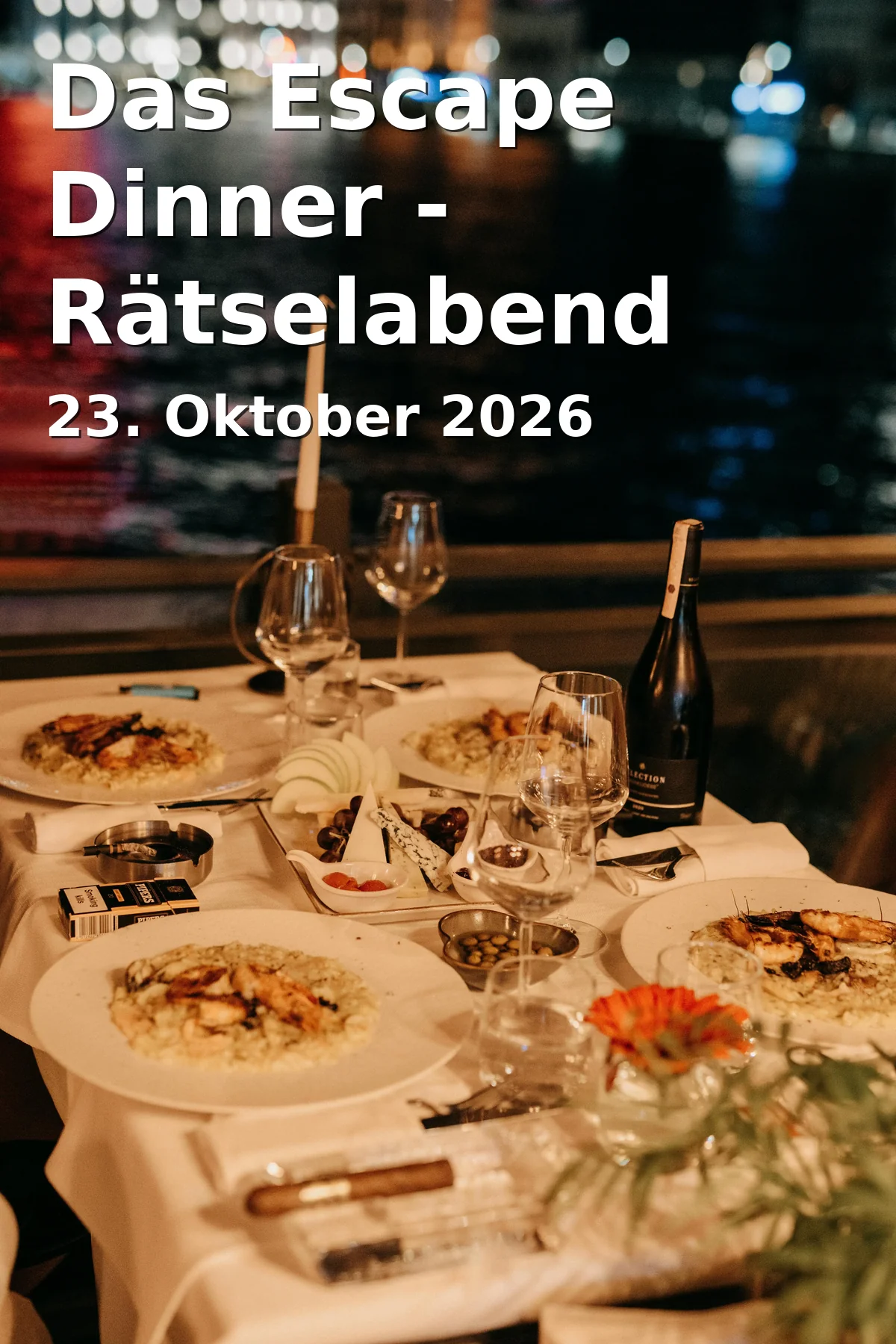 Event: Das Escape Dinner - Rätselabend mit Genussfaktor in NOVOTEL Hildesheim, Bahnhofsallee 38, 31134 Hildesheim on 23. Oktober 2026